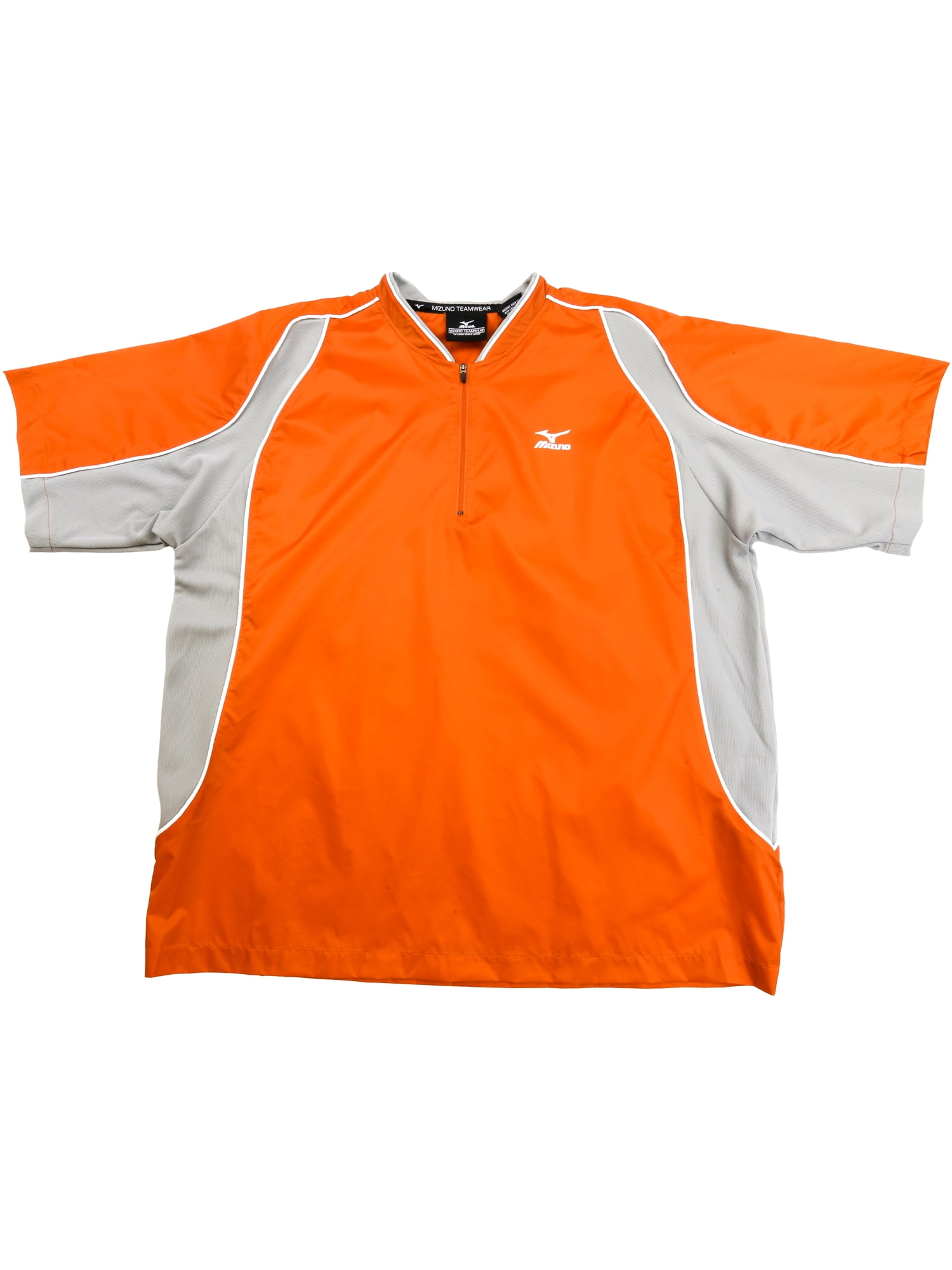 Mizuno Men's Orange Protect Batting Jersey Soccer L