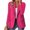 Hot Pink, variant on Sanbonepd Womens Blazer Casual Lapel Collar Button Work Office Business Jacket
