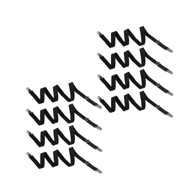 Clip de sábana Wosthever Sujetador de cama Hebilla de metal Elasticidad Tamaño compacto Multicolor