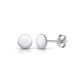 Amberta Women's Celestial Star Stud Earrings - 925 Sterling Silver, Yellow Gold Plated, 7x7mm