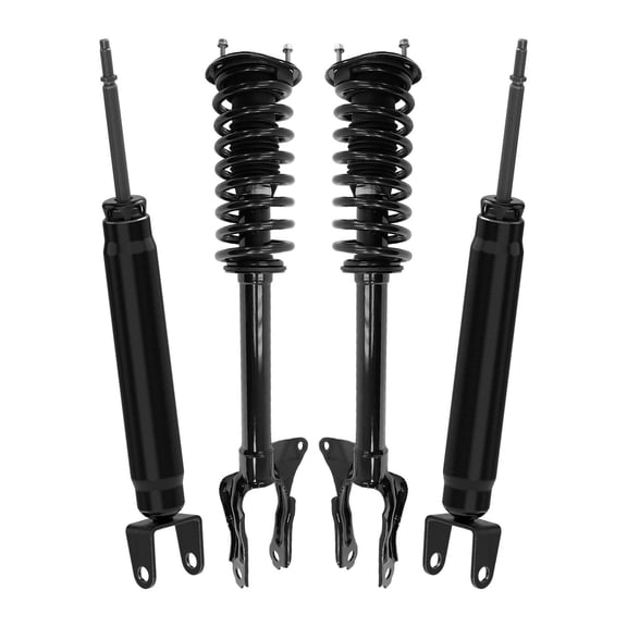 AutoShack Front Complete Strut & Coil Spring   Shock Absorber Replacement for 2016-2020 Jeep Grand Cherokee 4-PC Kit
