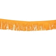 thumbnail image 2 of Party Decor Fringe Banner, Fringe Trim, Long Fringe Trim, Fabric Fringe Trim, Orange 118X12 Inch Tassel Garland for Event Backdrops, Accents and Diy Craft Projects, 2 of 3