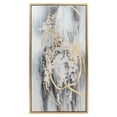 thumbnail image 6 of Modern Abstract Canvas for Home Wall Decor - Decorative Framed Wall Art for Living Room and Dining Room Decor - House Accent for Entryway or Bedroom Styling - Set of 3, 42", Blue & White, 6 of 13