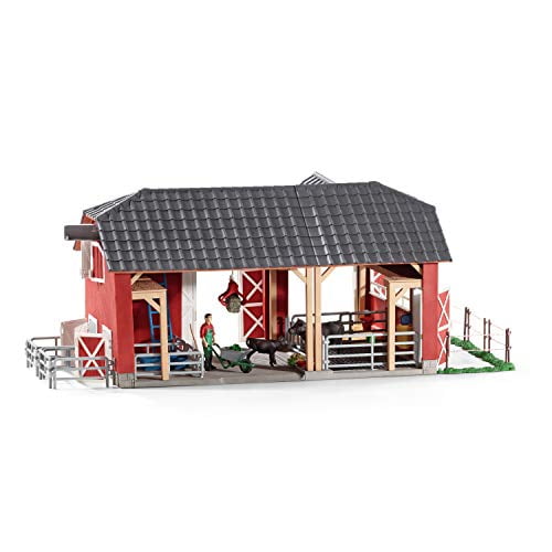 schleich large red barn
