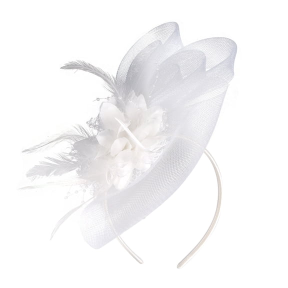 Hair Accessories for Women, Elegant Flower Mesh Hair Clip Headband for Party