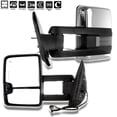 thumbnail image 2 of SCITOO Towing Mirrors Tow Mirrors Chrome Truck Mirrors fit for 2007-2014 for Chevy for Silverado for GMC for Sierra (07 for New Body) with Pair LH RH Power Adjusted Heated Turn Signal Light Light, 2 of 4