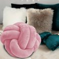 thumbnail image 4 of Almohada anudada, cojín para sofá, almohada lumbar, almohada súper suave para el hogar para niños (rosa), 4 of 8