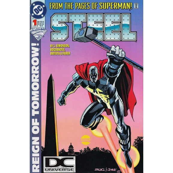 Steel #1 (2nd) VF ; DC Comic Book