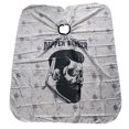 thumbnail image 3 of Capa de peluquería, capa de nailon impermeable profesional para hombres de corte de pelo de peluquería JAMW Sencillez, 3 of 4
