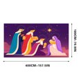 thumbnail image 3 of Hwkond Christmas Ornaments Poster Of Christmas Cover Garage Door, Wall Murals, Winter,outdoor, Large Door Decoration For Interior And Exterior Decoration Of Christmas, 3 of 5