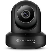 Pre-Owned Amcrest Amcrest Ultrahd 2K Wifi Video Security Ip Camera W/Pan/Tilt, Dual Band 5Ghz/2.4Ghz, Two-Way Audio, 3-Megapixel @ 20Fps, Wide 90¬∞ Viewing Angle & Night Vision Ip3M-941B (Black) Secur