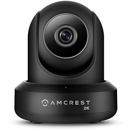 Pre-Owned Amcrest Amcrest Ultrahd 2K Wifi Video Security Ip Camera W/Pan/Tilt, Dual Band 5Ghz/2.4Ghz, Two-Way Audio, 3-Megapixel @ 20Fps, Wide 90¬∞ Viewing Angle & Night Vision Ip3M-941B (Black) Secur