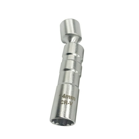 

12-Point Magnetic Swivel Spark Plug Socket 360 Degree Swivel Spark Plug Socket for Auto Maintenance