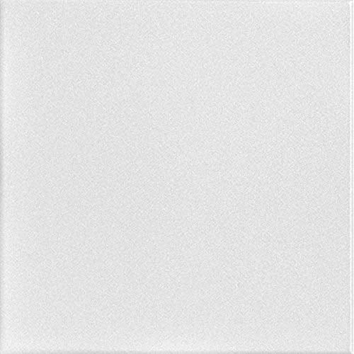 A La Maison Ceilings R22 Carreaux de Plafond en Mousse de Base à Coller (21,6 Pi2/caisse), Lot de 8, Blanc Uni