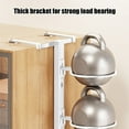 thumbnail image 5 of LiUMX 2-Tier Basketball Storage Rack - Heavy Duty Iron Ball Organizer for Basketball, Soccer & Sports Balls - No-Drill Wall Mount Space Saver - Rustproof Black Finish - Indoor/Outdoor Use, 5 of 5