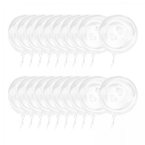 5x 20x Helio Estilo Burbuja Transparente Globos Bobo Globos Transparentes para Relleno Pre Estirado Globos Grandes Bobo para Boda LED Decoración Al Ai 5 piezas