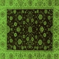 thumbnail image 1 of Ahgly Company Indoor Square Abstract Green Modern Area Rugs, 5' Square, 1 of 4