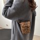 thumbnail image 5 of Bolso Hombro Versátil Retro para Mujeres Casual Leopardo Faux Falso Gamuza, 5 of 9