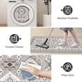 thumbnail image 4 of TECHVIDA Kitchen Rugs 3 Piece Set,Kitchen Mats for Floor,Non-Slip Machine Washable, Boho Farmhouse Hallway Doormat for Holiday, 4 of 9