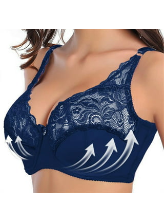 Aayomet Womens Bras Women Plus Size Unwired Lace Fashion Embroidered  Adjustable Bra,C 38/85