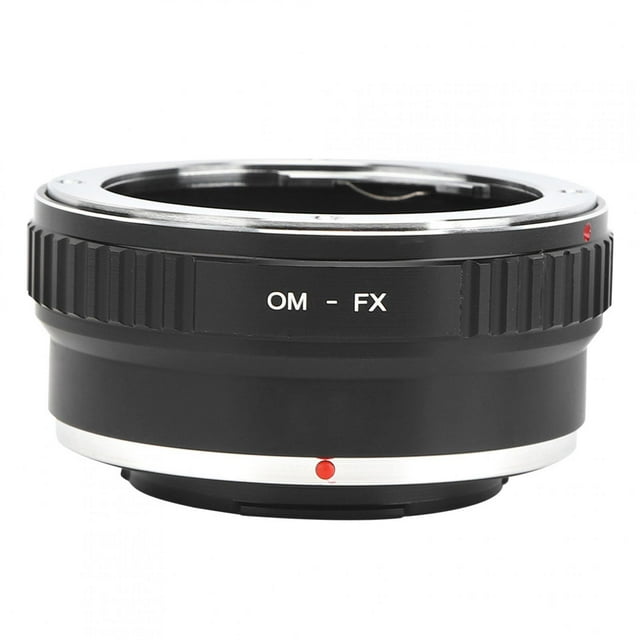 Anillo adaptador de lente de aleación de aluminio Fikaz OM FX para lente Olympus OM compatible con cámara sin espejo Fuji FX