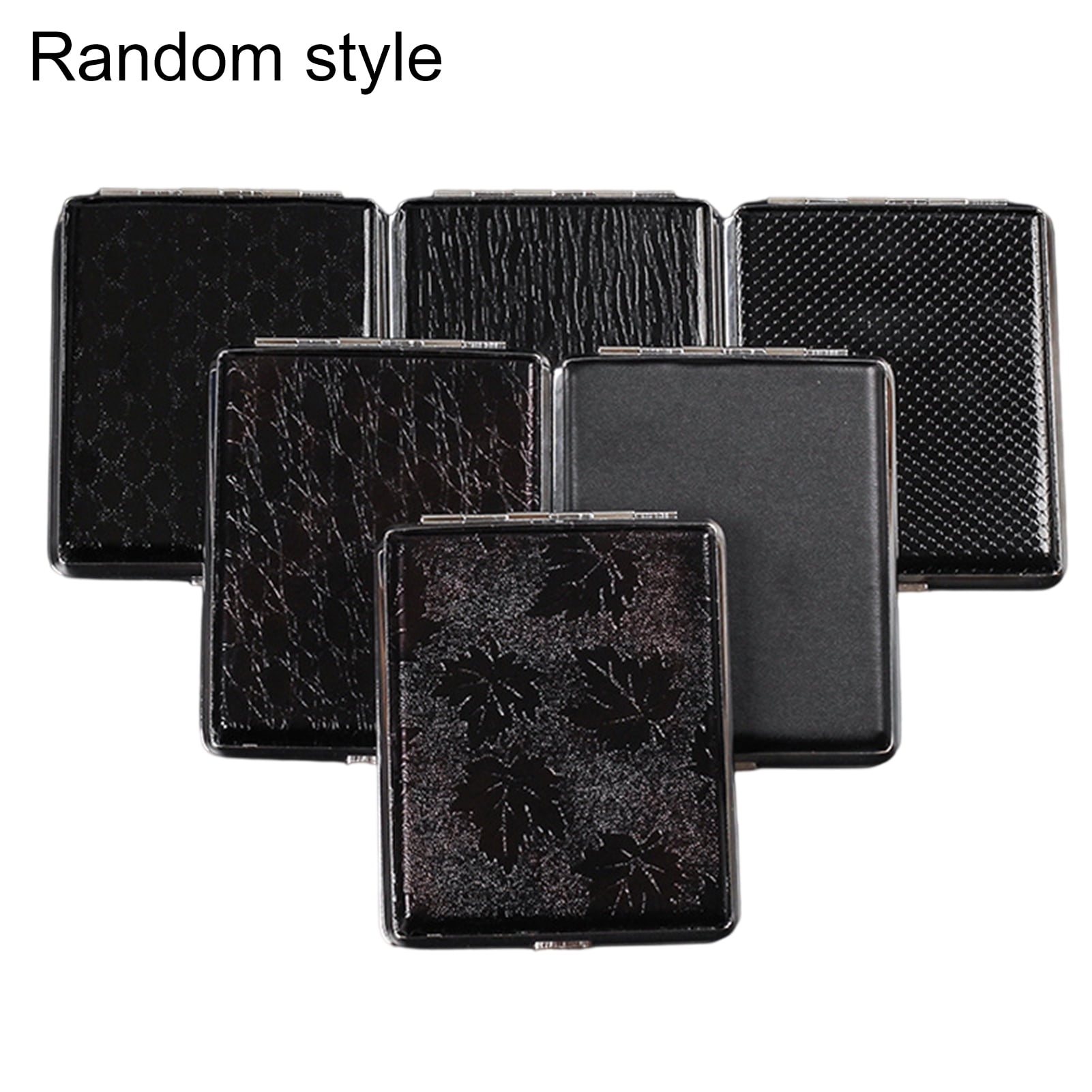 purple cigarette case Ultra-thin Personality Creative Ladies Cigarette Case Metal Cigarette Case( Purple)