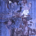 thumbnail image 1 of Ahgly Company Indoor Square Oriental Blue Industrial Area Rugs, 8' Square, 1 of 4