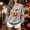 Gray, variant on Halloween Sweatshirts for Women Ghost Pullover Sweatshirt | Spooky Season,Graphic,Cute,Fall