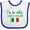 White and Royal, variant on Inktastic So Cute Italian Boys or Girls Baby Bib