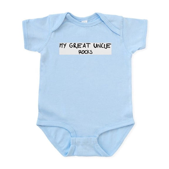 CafePress - Great Uncle Rocks Infant Bodysuit - Baby Light Bodysuit, Size Newborn - 24 Months