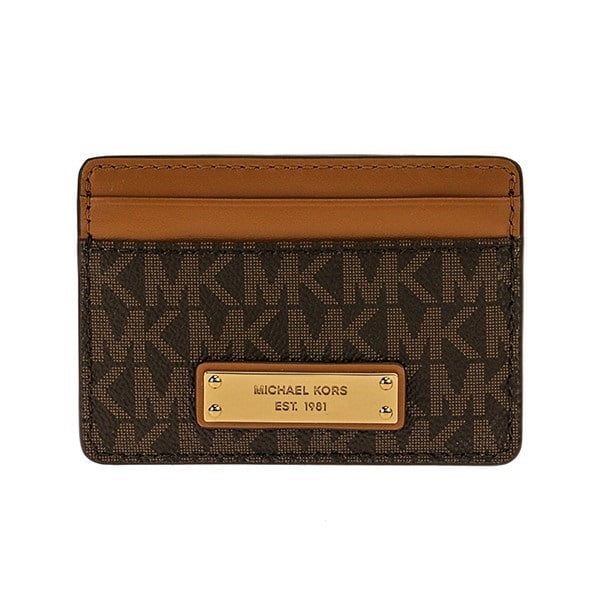 michael kors brown card holder