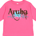 thumbnail image 4 of Inktastic Aruba Boys or Girls Long Sleeve Toddler T-Shirt, 4 of 5
