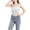 White, variant on Umfun Women's Scene-Stealing Sequin Tube Top - Sparkly Glitter Crop Top, Dazzling Strapless Bandeau for Night Out, Rave & Daily Wear