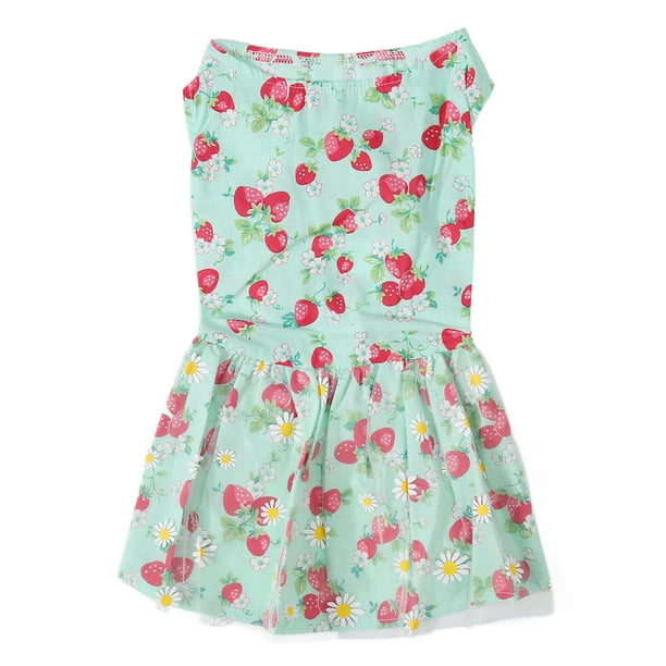 Vestido para perro, vestido para perro, cómodo, transpirable, vestido para gato, vestido floral para cachorro, verdadera excelencia