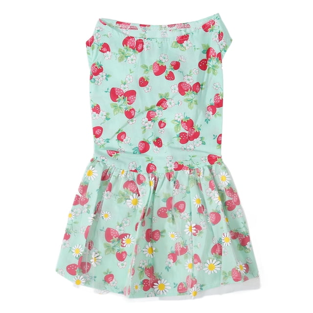 Vestido para perro, vestido para perro, cómodo, transpirable, vestido para gato, vestido floral para cachorro, verdadera excelencia