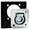 thumbnail image 3 of Pacific Cargo D-Ring Recessed Pan 4277-MP-K 4.84 Inch Length x 4-1/2 Inch Width; 3 Inch x 3.21 Inch Hole To Hole Length; 2000 Pound Load Capacity; 6000 Pound Break Strength; With D-Ring And Hardware, 3 of 4