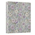 thumbnail image 2 of Three Ring Binder Retro Flowers 1.5 Inch Round Binder D-Rings for Office Supplies and More, 2 of 10