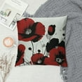 thumbnail image 2 of PHYHOO Flower Decorative Throw Pillow Covers  Outdoor Floral Pillow Cases Square Linen Pillowcase Cushion Covers with Hidden Zipper for Sofa Home Couch Patio Living Room Decor, 2 of 5