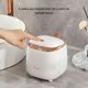 thumbnail image 3 of Toystoory Basura de escritorio de presión duradera y conveniente para el tipo de prensa de amplia aplicación Cubo de basura de encimera Suministros de limpieza para el hogar amarillo crema, 3 of 6