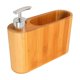 thumbnail image 1 of Refillable Soap Pump Bottle with Toothbrush and Comb Holder, Portable Shampoo and Conditioner Dispenser for Home and Travel, Space Saving Bathroom, 1 of 5