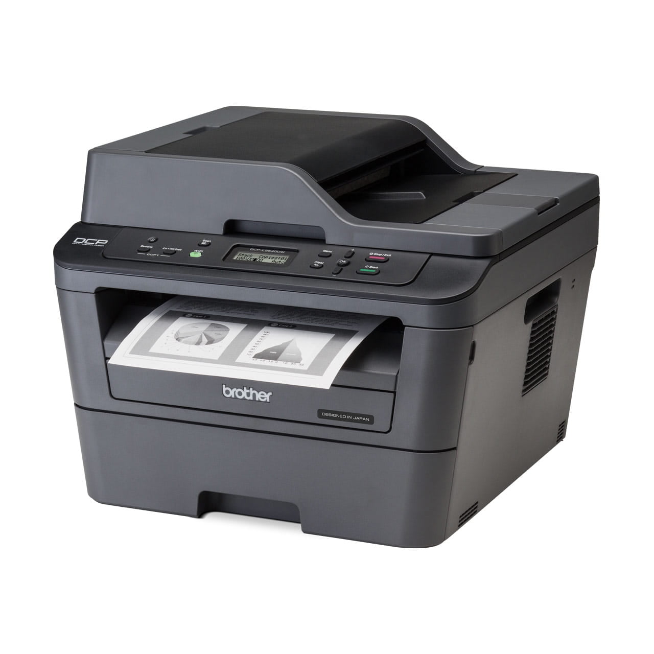 Brother Wireless Monochrome Laser All-In-One Printer – Print, Copy, Scan, Auto Duplex, P/N: DCP-L2540DW
