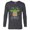 Charcoal Heather, variant on Star Wars The Mandalorian The Child It's My Birthday - Long Sleeve T-Shirt for Men - Customized-Athletic Heather