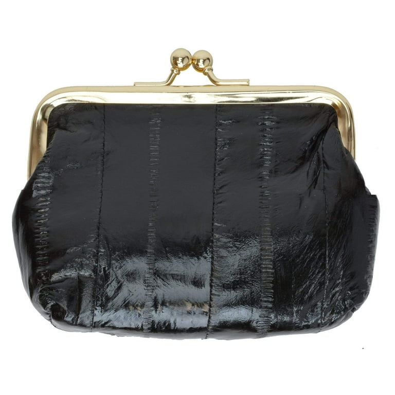 Eel skin Leather Coin Purse Snap Closure E 905 Walmart