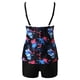 thumbnail image 5 of Trajes de baño tankini para mujer Trajes de baño de dos piezas con espalda de tiras y estampado conservador para mujer Traje de baño de dos piezas para mujer, 5 of 7