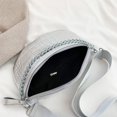 thumbnail image 3 of Alligator Pattern Chest Bag Casual Thick Chain Lady Waist Bag for Work (Green), 3 of 10