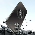thumbnail image 6 of Allytechgroup Magnetic Comaptible for iPhone 16 Case with Stand, 360° Rotatable Ring Holder Kickstand Support Magnetic Car Mount Shockproof Protective Bumper Phone Case for Apple iPhone 16, Black, 6 of 10
