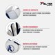 thumbnail image 3 of Guanteletas De Bateo Flex ,Beisbol Softbol, Felter Sports, Blanco con Azul, 3 of 6