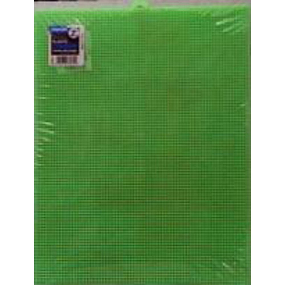 Darice Plastic Canvas 7 Count 10"X13"Neon Green
