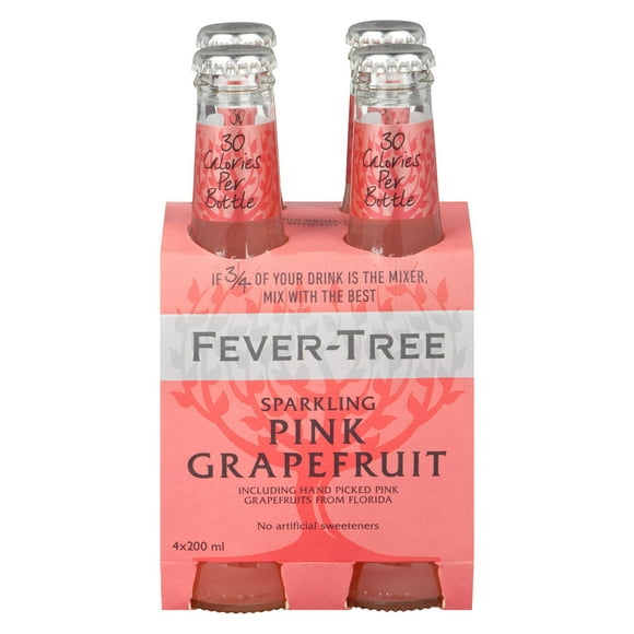 Fever-Tree Sparkling Pink Grapefruit, 4x200mL