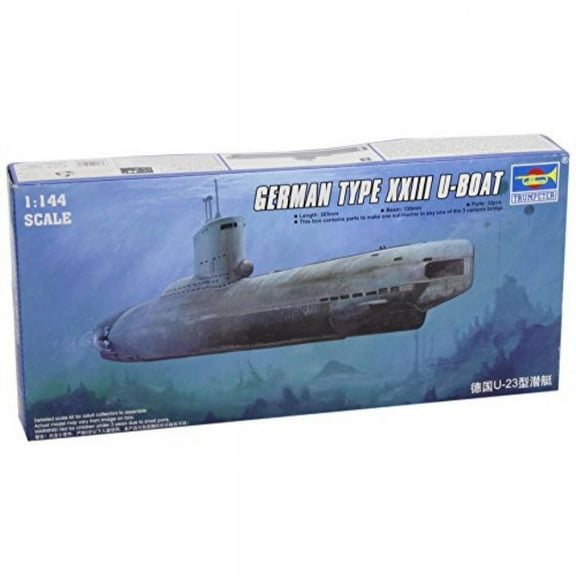 trumpeter 1/144 german type xxiii late production u-boat model kit